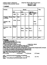 Đề kiểm tra một tiết Sinh học lớp 8 (Có đáp án) - Năm học 2013-2014 - Nguyễn Thị Hoàng Thư